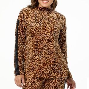 Leopard Print Long‎ Sleeve Top